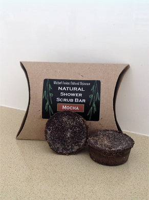 Mocha Shower Scrub Bar